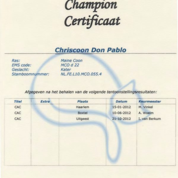 2014-03-23 MUNDIKAT Chriscoon Don Pablo CHAMPION - certificaat-1